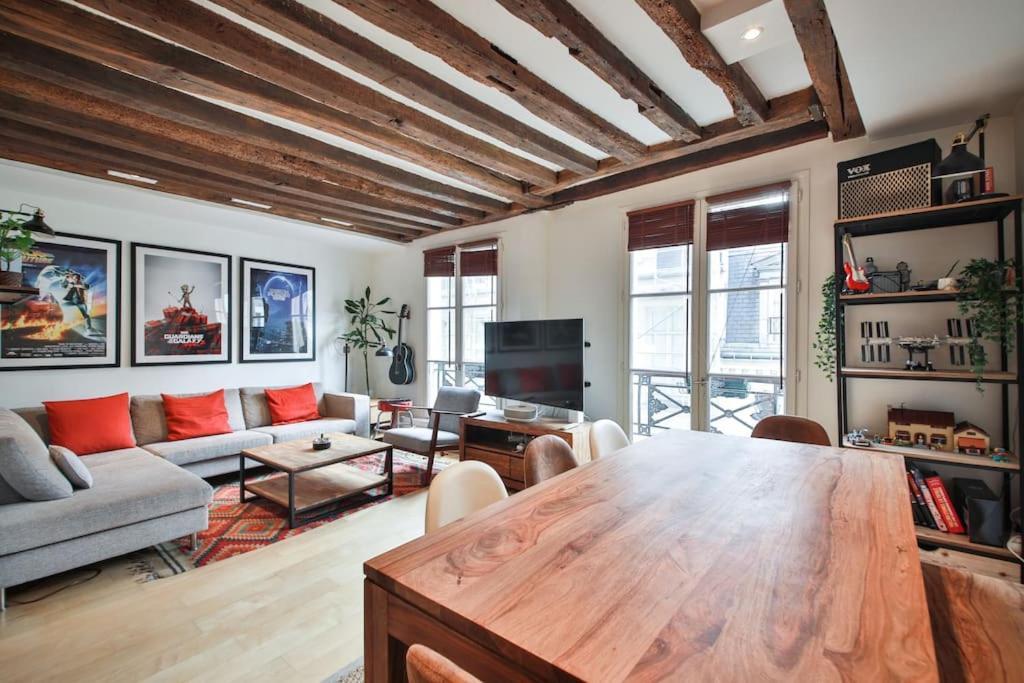 Typical Parisian Duplex#4Pers#Le Marais Apartamento Exterior foto