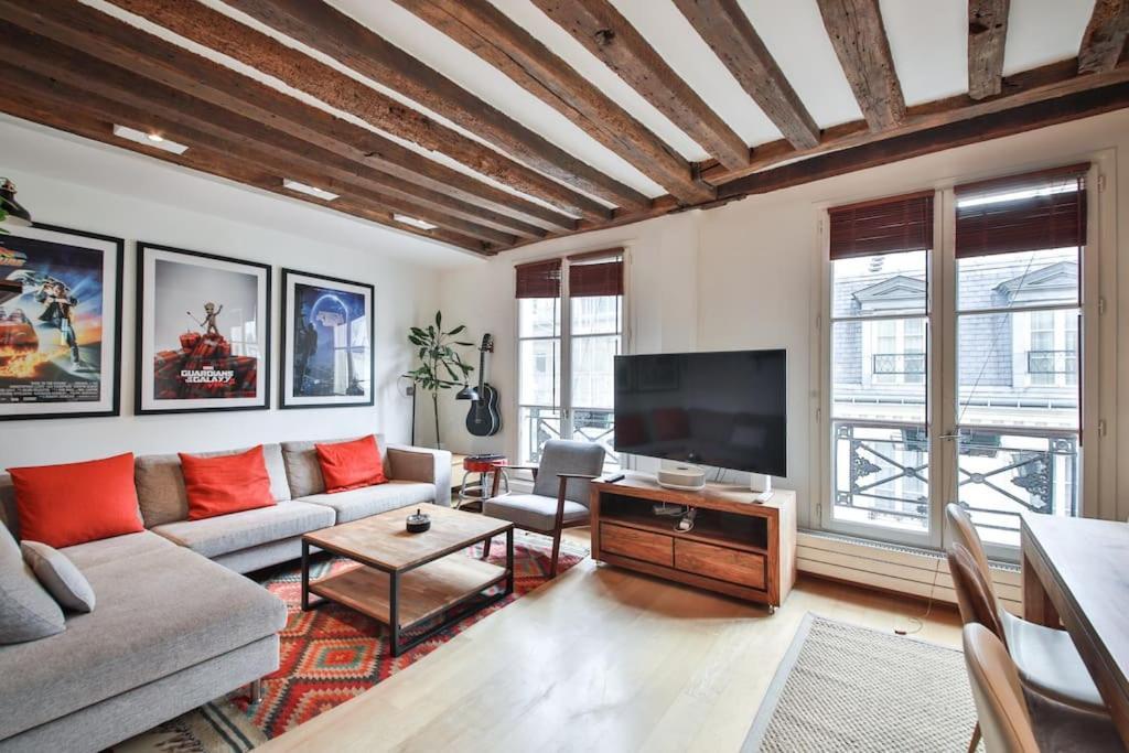 Typical Parisian Duplex#4Pers#Le Marais Apartamento Exterior foto